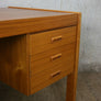Vintage Danish Mid Century Executive Teak Desk