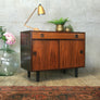 Mid Century Scandinavian Rosewood Media Cabinet #08/02