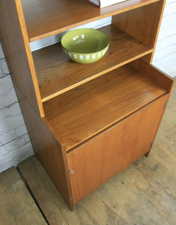 Danish Teak Modular Wall Unit Shelving #2 Orange