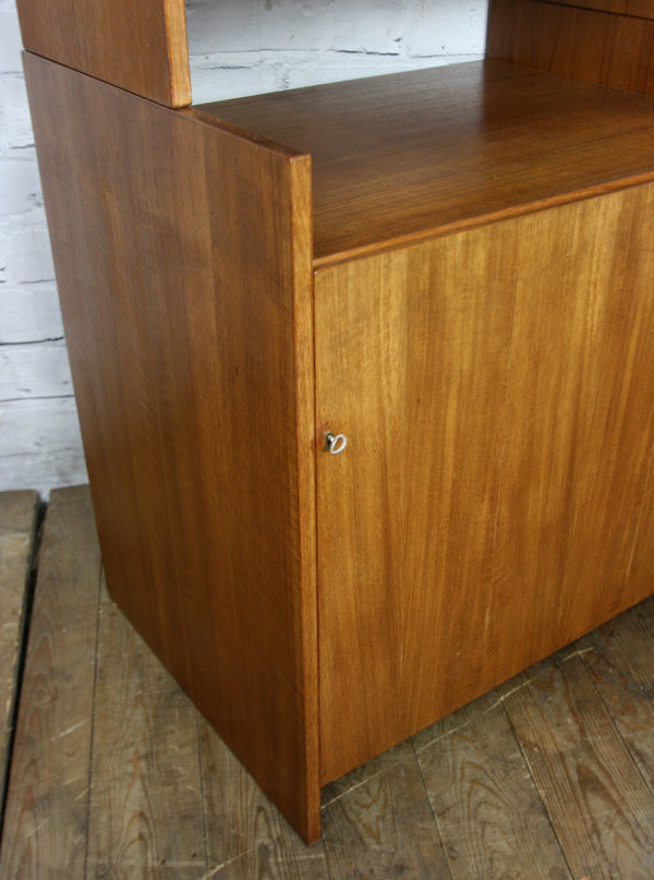 Danish Teak Modular Wall Unit Shelving #2 Orange