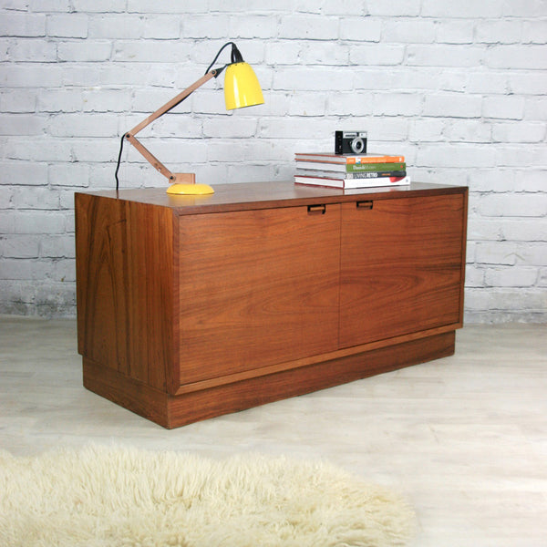 Mid Century Danish Teak Cabinet TV Media Unit