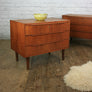 Danish Teak Chest of Drawers / Bedside Cabinet