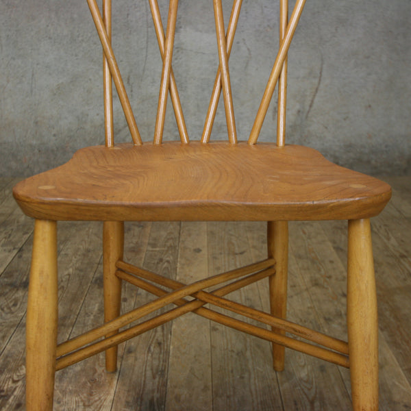 X1 Rare Mid Century Ercol Candlestick Chiltern Chair #0913