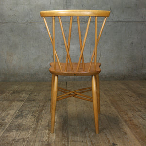 X1 Rare Mid Century Ercol Candlestick Chiltern Chair #0914