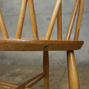 X1 Rare Mid Century Ercol Candlestick Chiltern Chair #0914