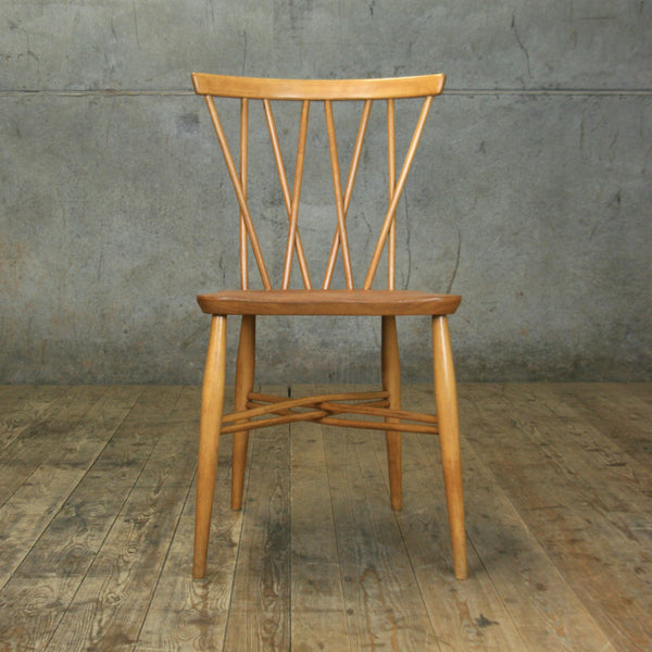 X1 Rare Mid Century Ercol Candlestick Chiltern Chair #0914