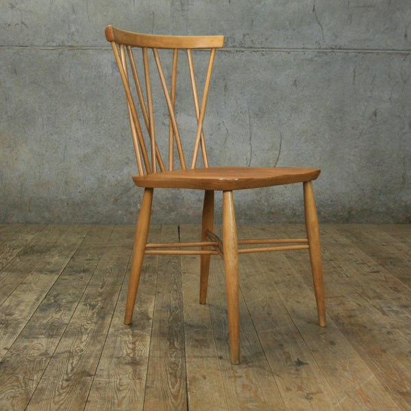 X1 Rare Mid Century Ercol Candlestick Chiltern Chair #0913