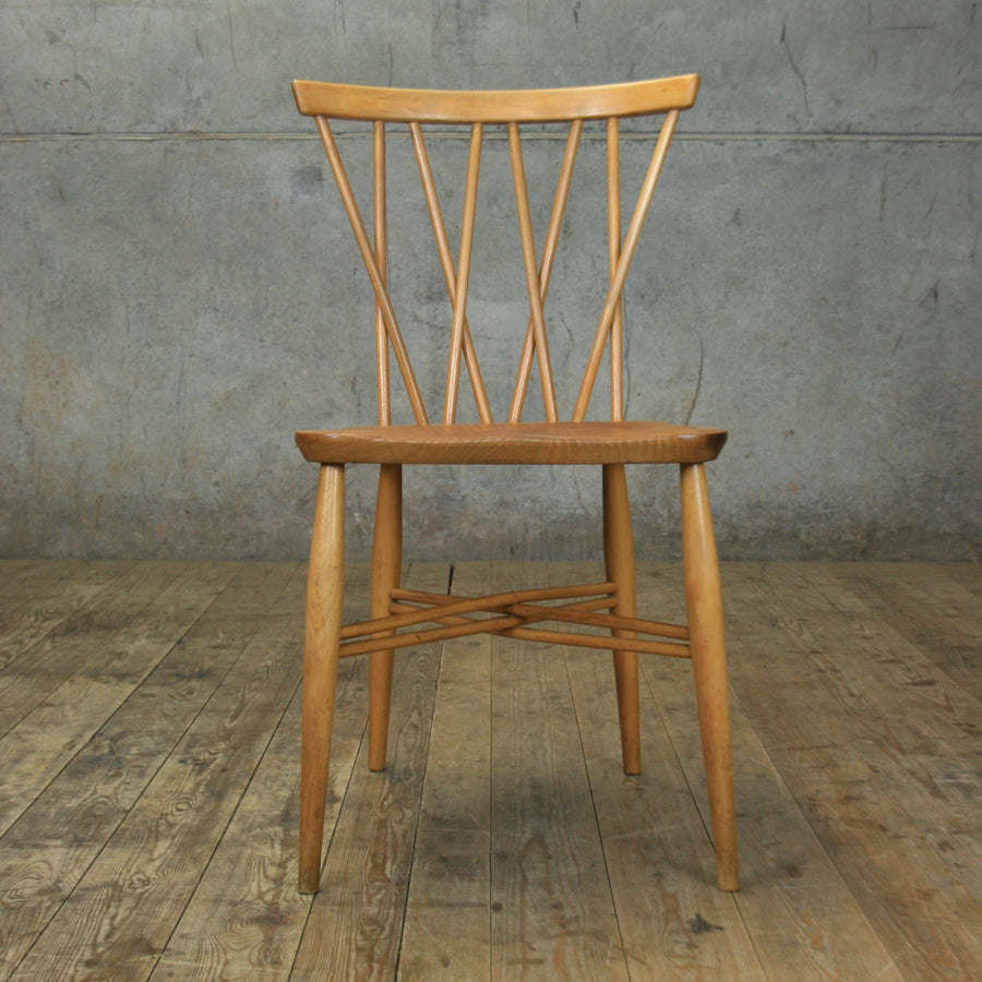 X1 Rare Mid Century Ercol Candlestick Chiltern Chair #0913