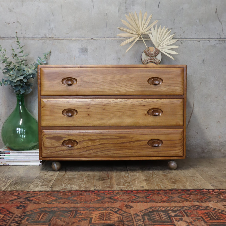 Mid Century Ercol Windsor Chest of Drawers - 2708c