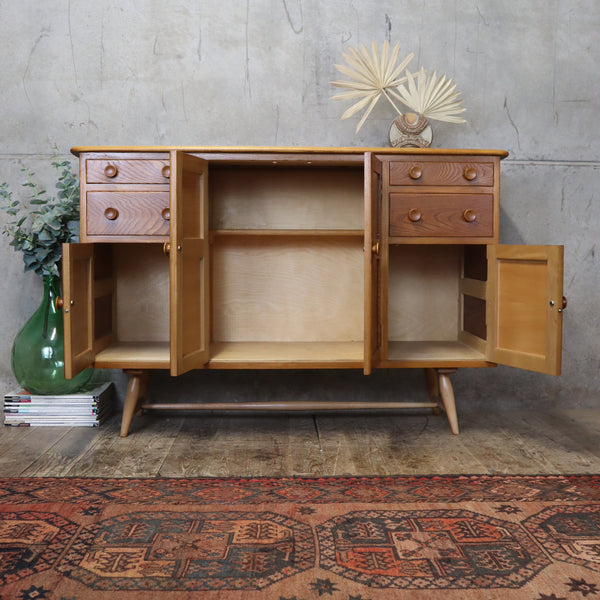 vintage_ercol_mid-century_elm_sideboard