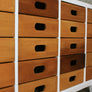 Vintage Esavian James Leonard School Drawers