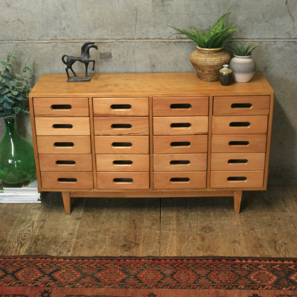 Mid Century Esavian James Leonard School Drawers -2112e