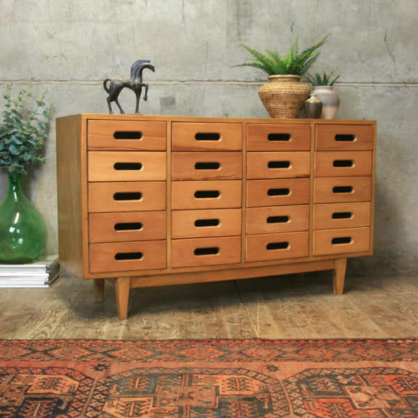 Mid Century Esavian James Leonard School Drawers -2112e