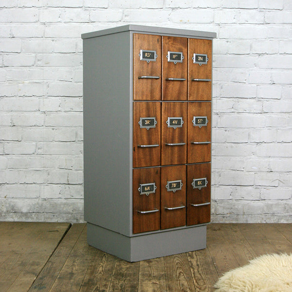Mid Century Index / Filing Cabinet Drawers