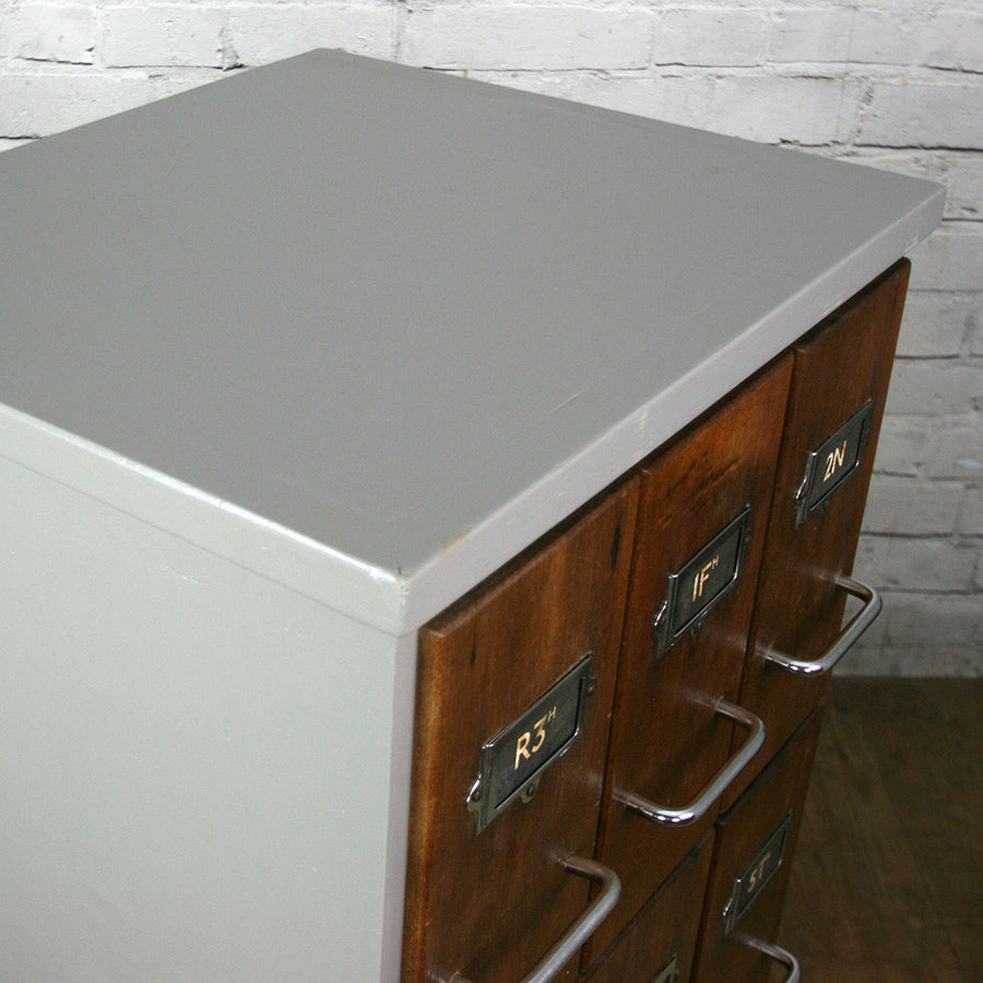 Mid Century Index / Filing Cabinet Drawers