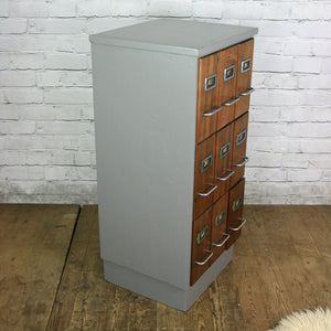 Mid Century Index / Filing Cabinet Drawers