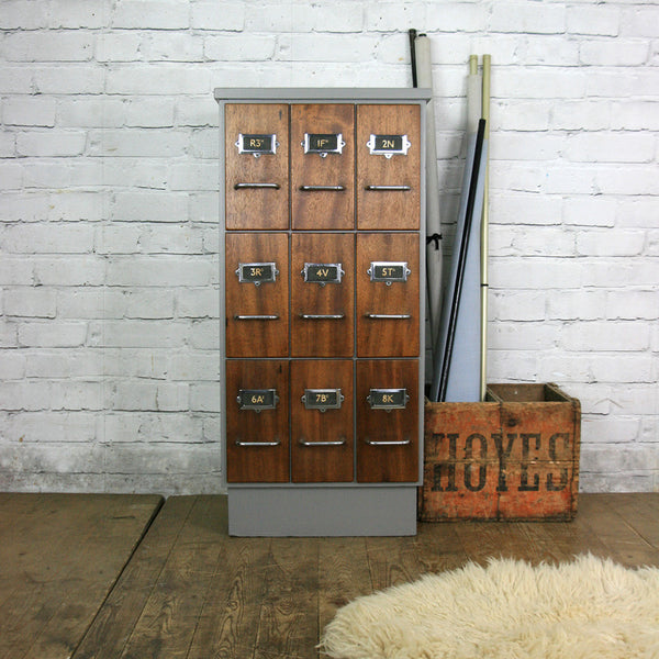 Mid Century Index / Filing Cabinet Drawers