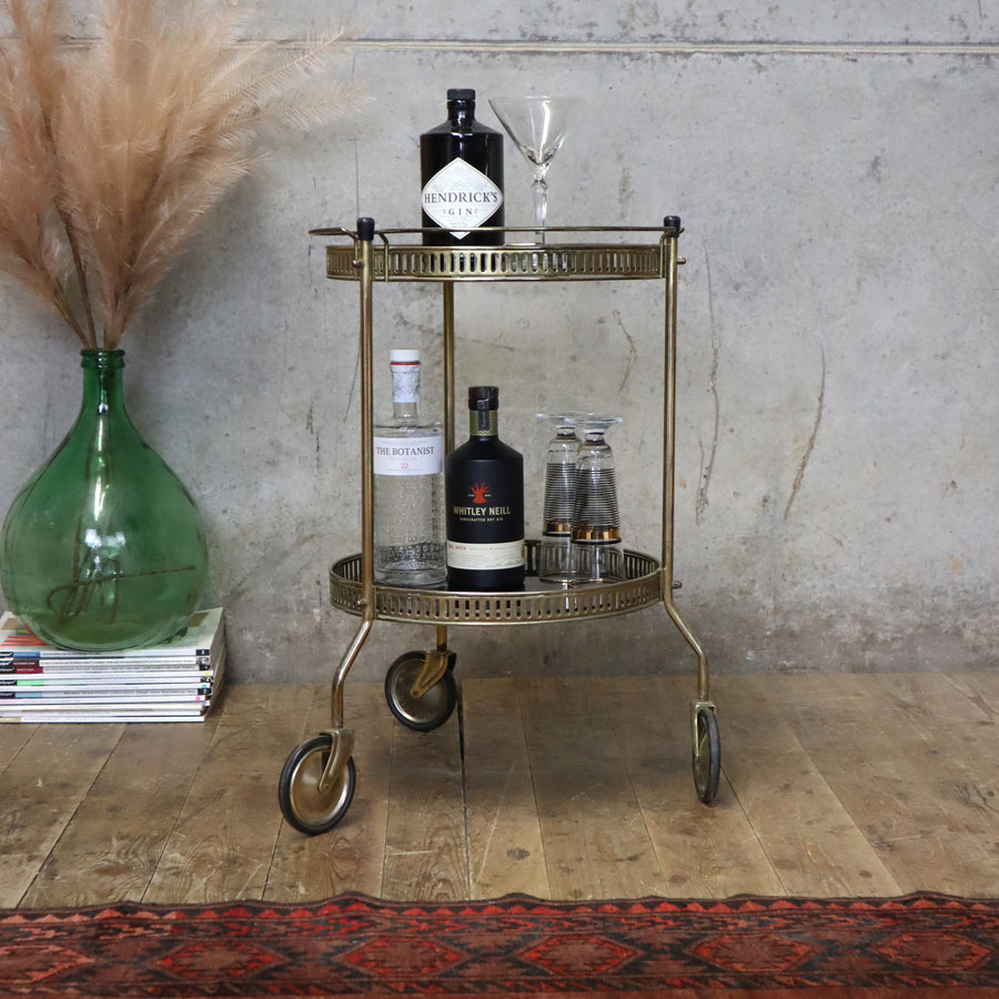 vintage_french_brass_drinks_trolley_bar_cart