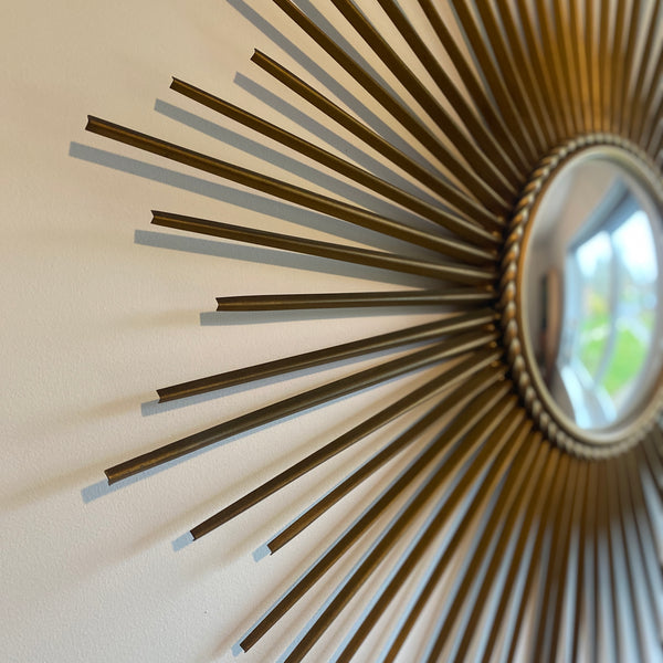 vintage_french_chaty_vallauris_sunburst_convex_mirror