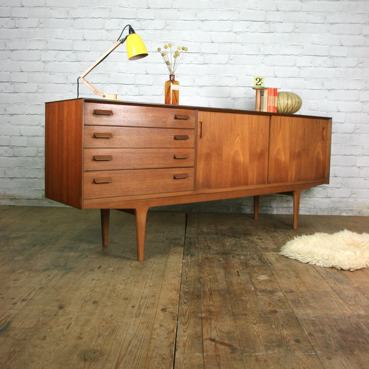 Mid Century E-Gomme G-Plan Teak Sideboard Media Cabinet