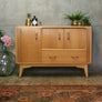 Mid Century G-Plan Brandon Oak Small Sideboard #0618