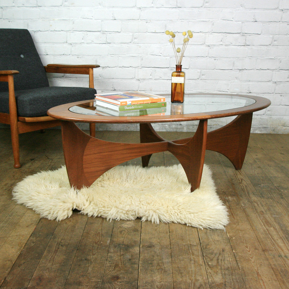 Mid Century Teak G-Plan Astro Coffee Table – Mustard Vintage