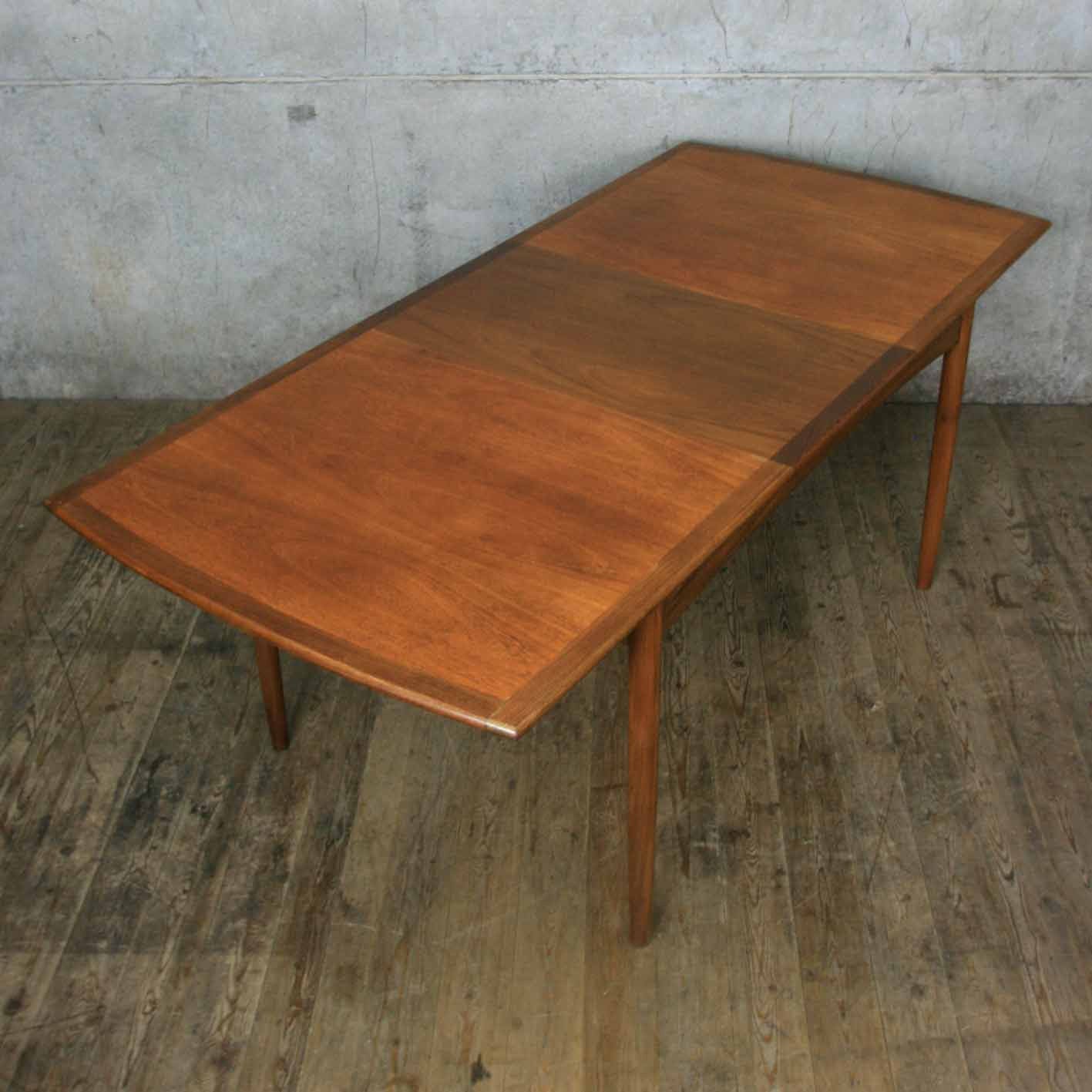 Mid century GPlan Teak Extending Dining Table Mustard Vintage