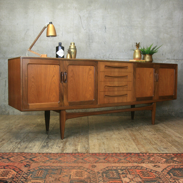 Mid Century G-Plan Large Fresco Teak Sideboard