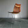 X4 Hans Brattrud Mid Century Scandia Stacking Chairs