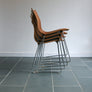 X4 Hans Brattrud Mid Century Scandia Stacking Chairs