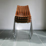 X4 Hans Brattrud Mid Century Scandia Stacking Chairs