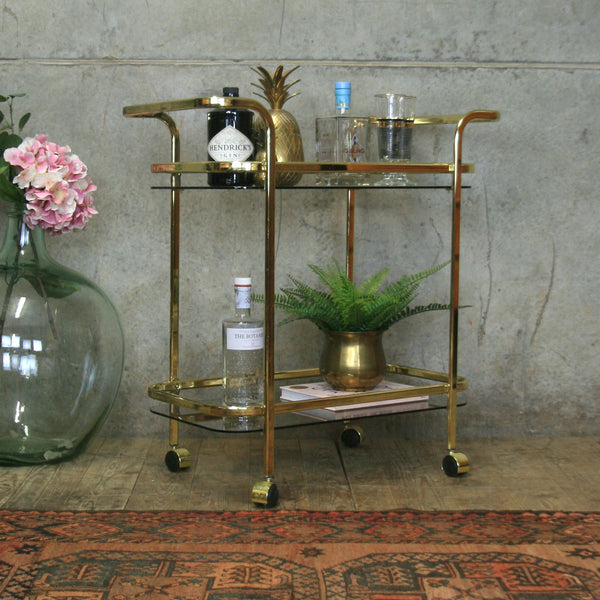 vintage_hollywood_regency_gold_drinks_trolley_bar_cart