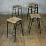 X5 Vintage Art Department Stacking Stools