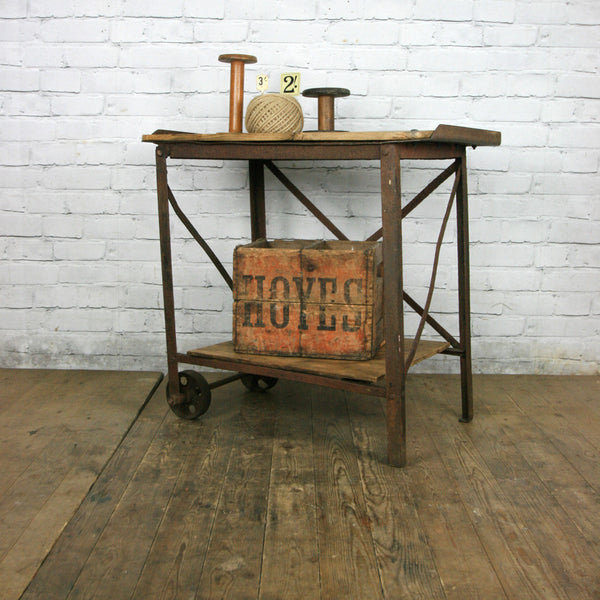 Vintage Industrial Factory Trolley - Kitchen/Retail Display