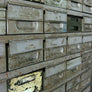 Vintage Industrial Metal Drawers Storage - Retail / Restaurant Display