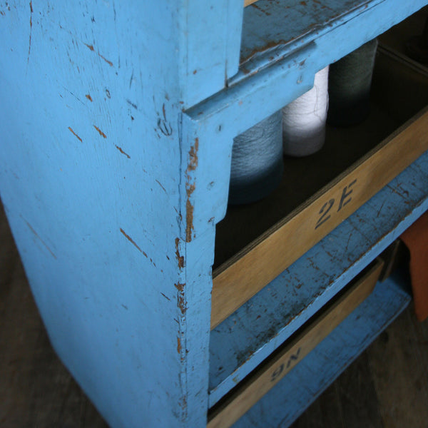 Vintage Industrial Factory Storage Shelves - Retail Display