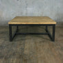'The Harnall' Square Rustic Coffee Table - In stock