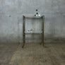 Vintage Industrial Medical Trolley / Drinks Bar Cart