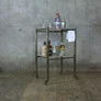 Vintage Industrial Medical Trolley / Drinks Bar Cart