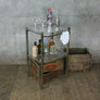 Vintage Industrial Medical Trolley / Drinks Bar Cart
