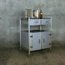 Vintage Industrial Medical Trolley / Bathroom Cabinet / Drinks Bar Cart
