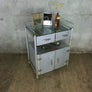 Vintage Industrial Medical Trolley / Bathroom Cabinet / Drinks Bar Cart