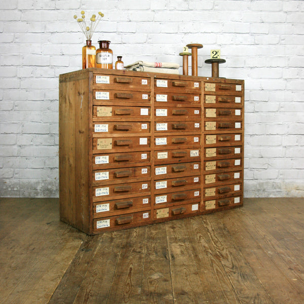 Vintage Tool / Collectors Bank of Drawers – Retail Display