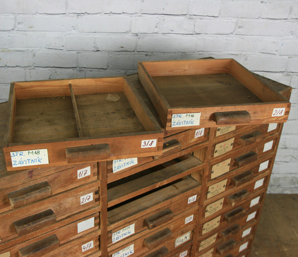 Vintage Tool / Collectors Bank of Drawers – Retail Display