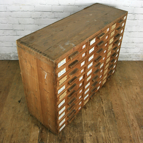Vintage Tool / Collectors Bank of Drawers – Retail Display