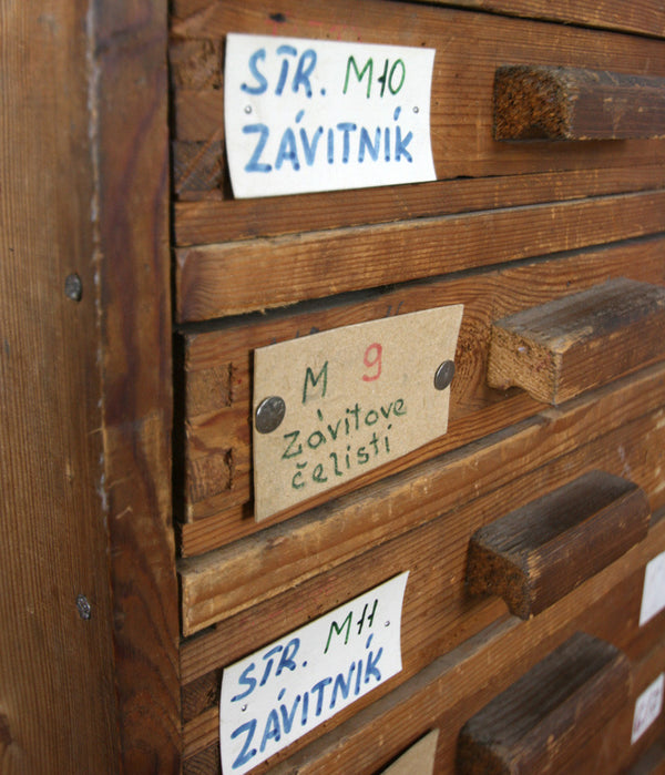 Vintage Tool / Collectors Bank of Drawers – Retail Display