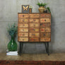 vintage_industrial_rustic_cabinet_filing_craft_tool_drawers_cabinet