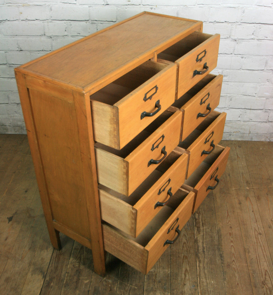 Vintage School Chest of Drawers x 1a (pair available)