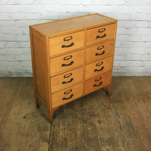 Vintage School Chest of Drawers x 1a (pair available)