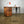 Vintage Industrial Reclaimed Iroko School Desk #2